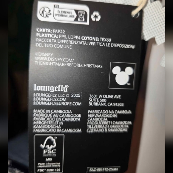 Loungefly Disney The Nightmare Before Christmas Sally Mini Backpack - Picture 5 of 5